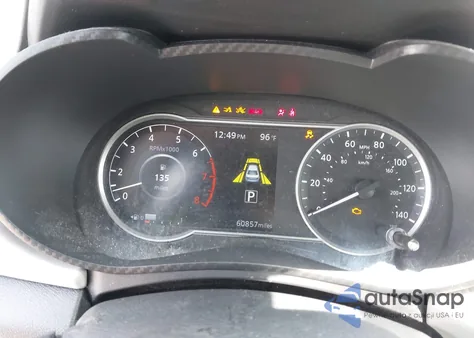 2021 Nissan Versa Sv Xtronic Cvt z USA, uszkodzony, nr VIN 3N1CN8EV4ML860108